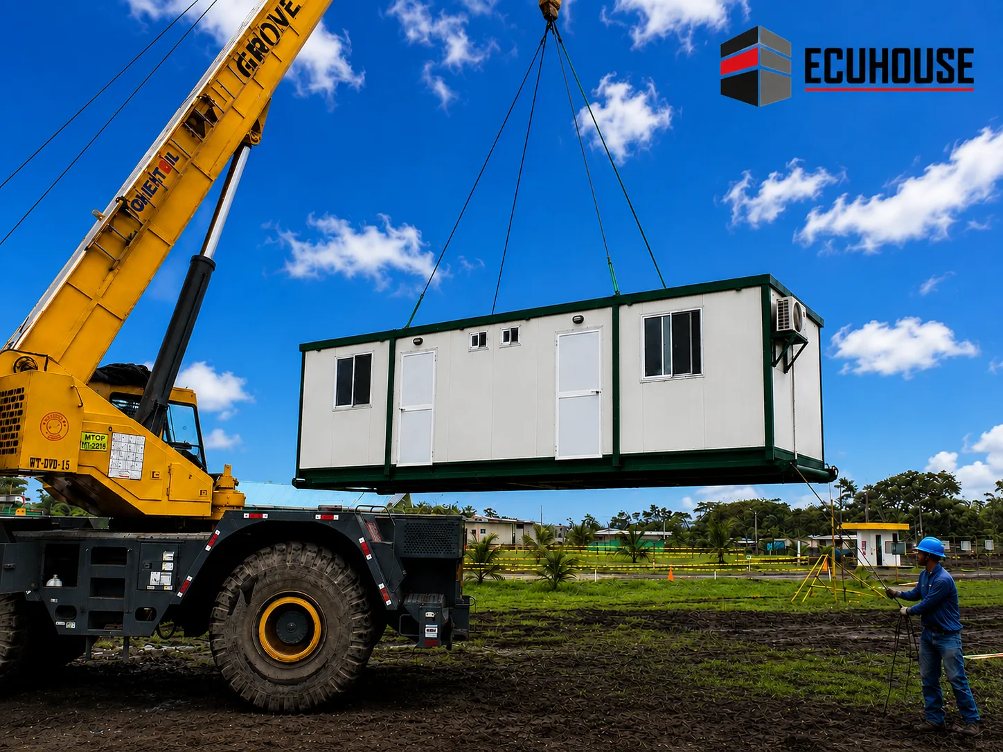 Mining camper manufactured by ECUHOUSE deployed in the field — image 19